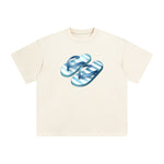 Summer Vacation Slippers Graphic Tee-INNBLAC Fashion Apparel