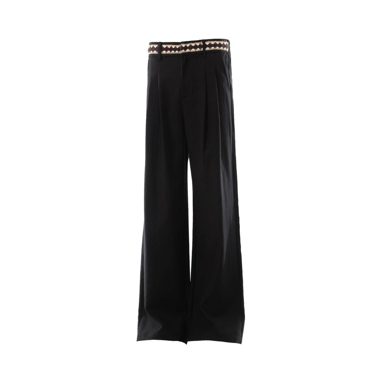 Old Money Lyocell Linen Blend Wide Leg Trousers