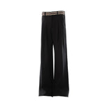 Old Money Lyocell Linen Blend Wide Leg Trousers
