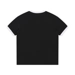 Crew Neck Boxy Fit Ringer Tee 220gsm
