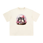 Valentine Birds Globe Graphic Tee-INNBLAC Fashion Apparel