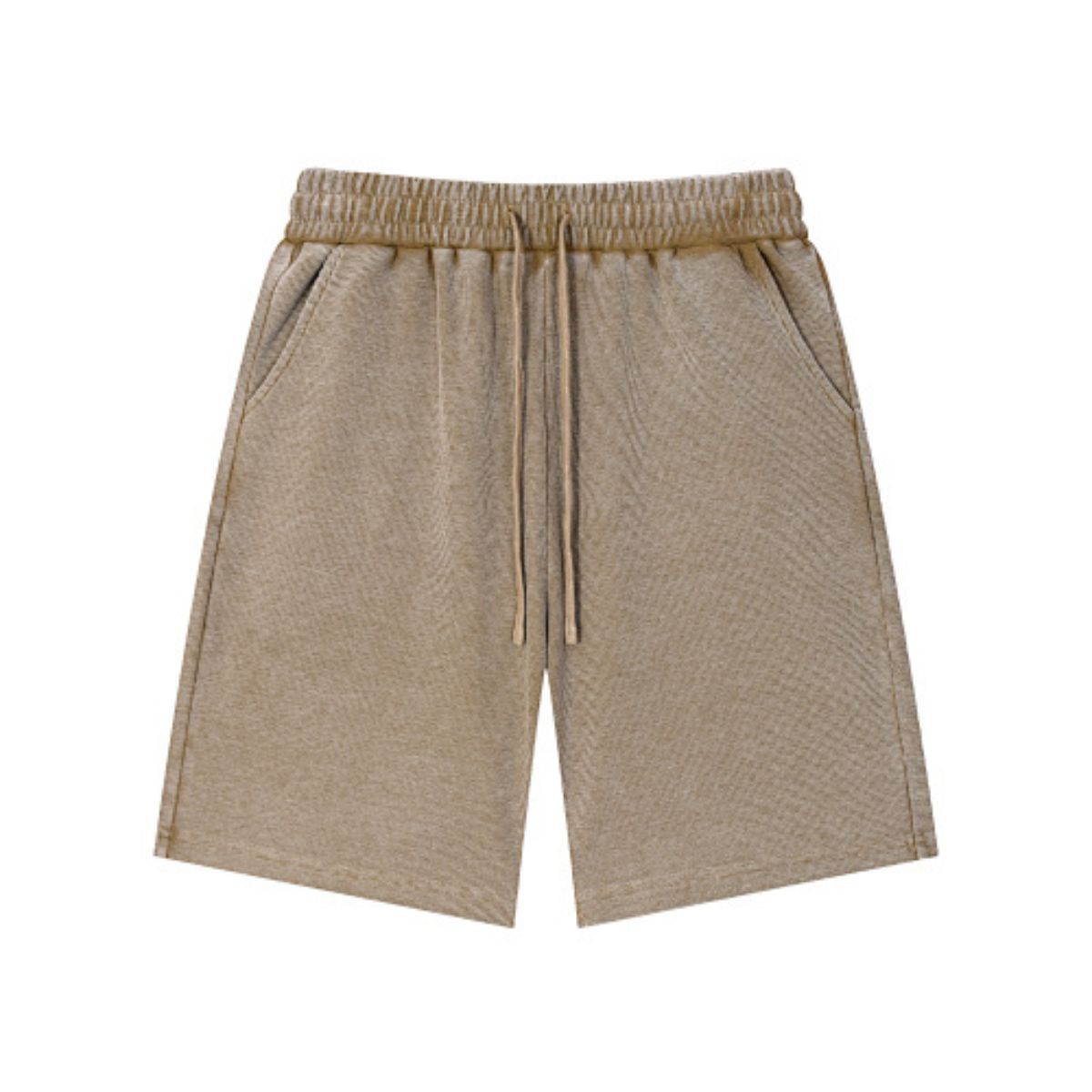 Bermudas con lavado vintage y salpicaduras de tinta
