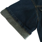 Vestido midi vaquero sin mangas con botones y aberturas en la parte delantera