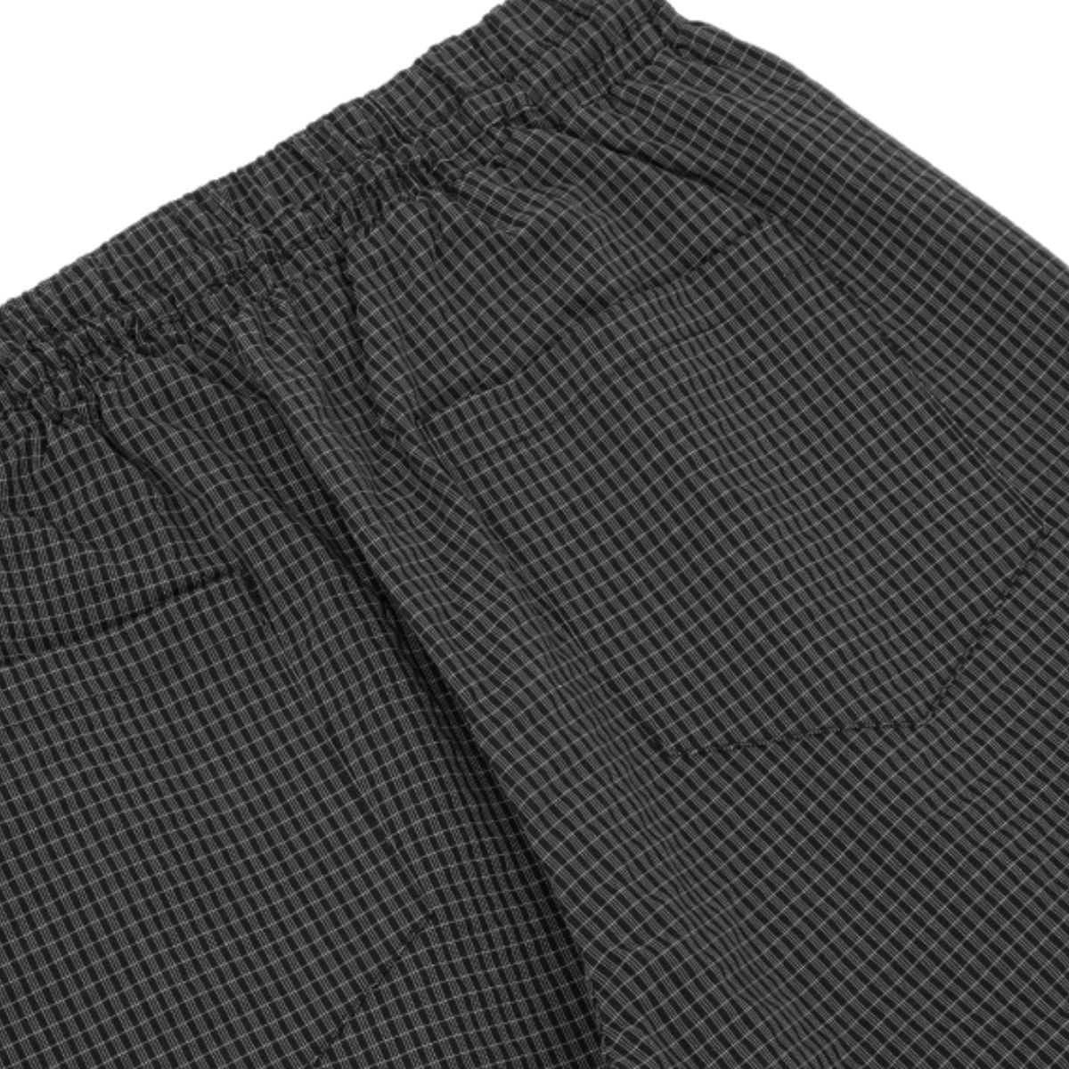 Striped Check Patchwork Relaxed Wide-Leg Lounge Pants