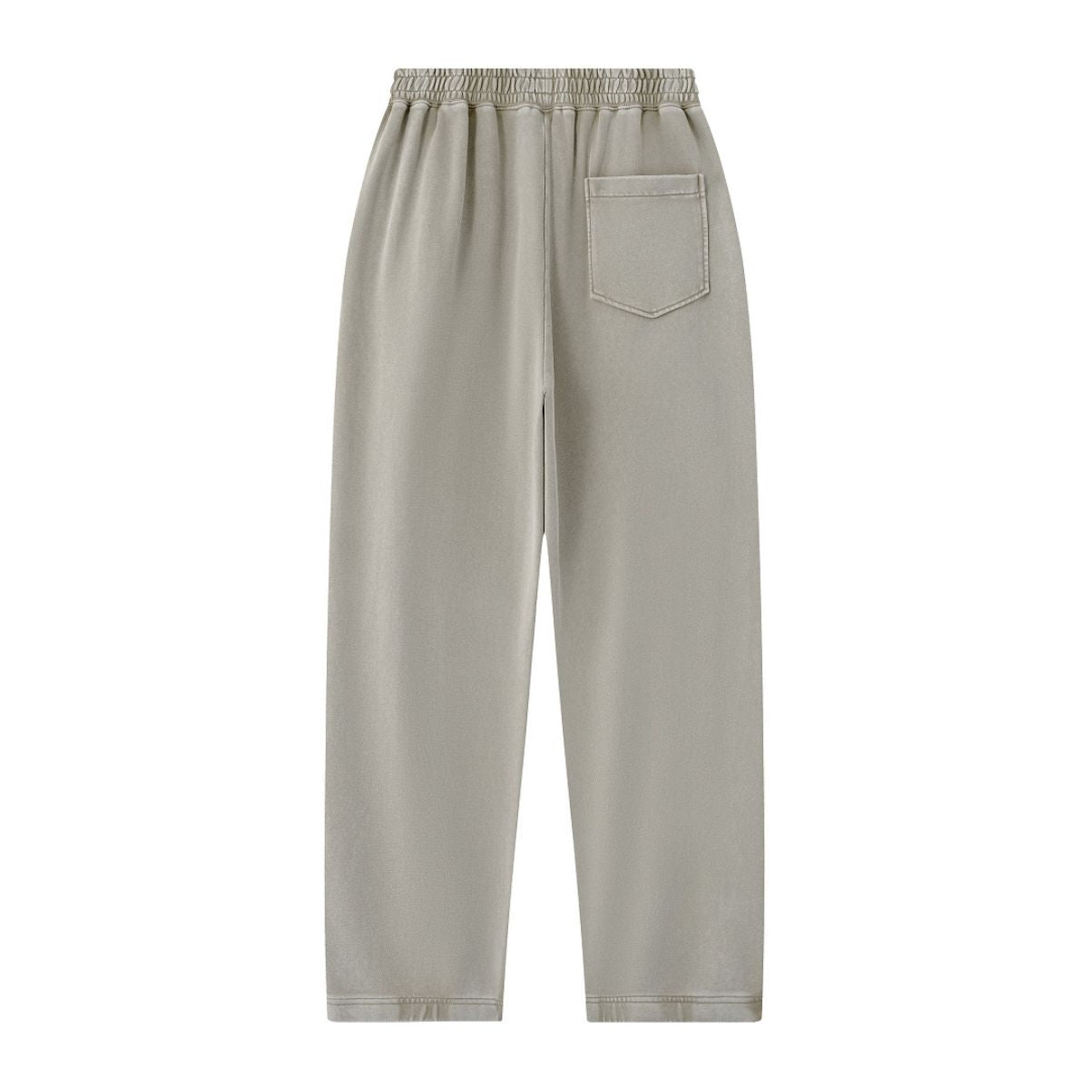 Loose Draped Wide‑Leg Washed Distressed Casual Pants
