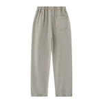 Loose Draped Wide‑Leg Washed Distressed Casual Pants