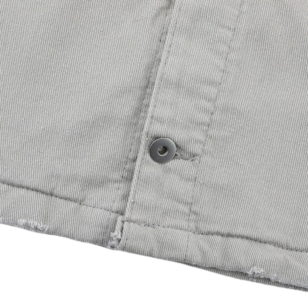 Vintage Barn Style Unisex Solid Color Denim Jacket