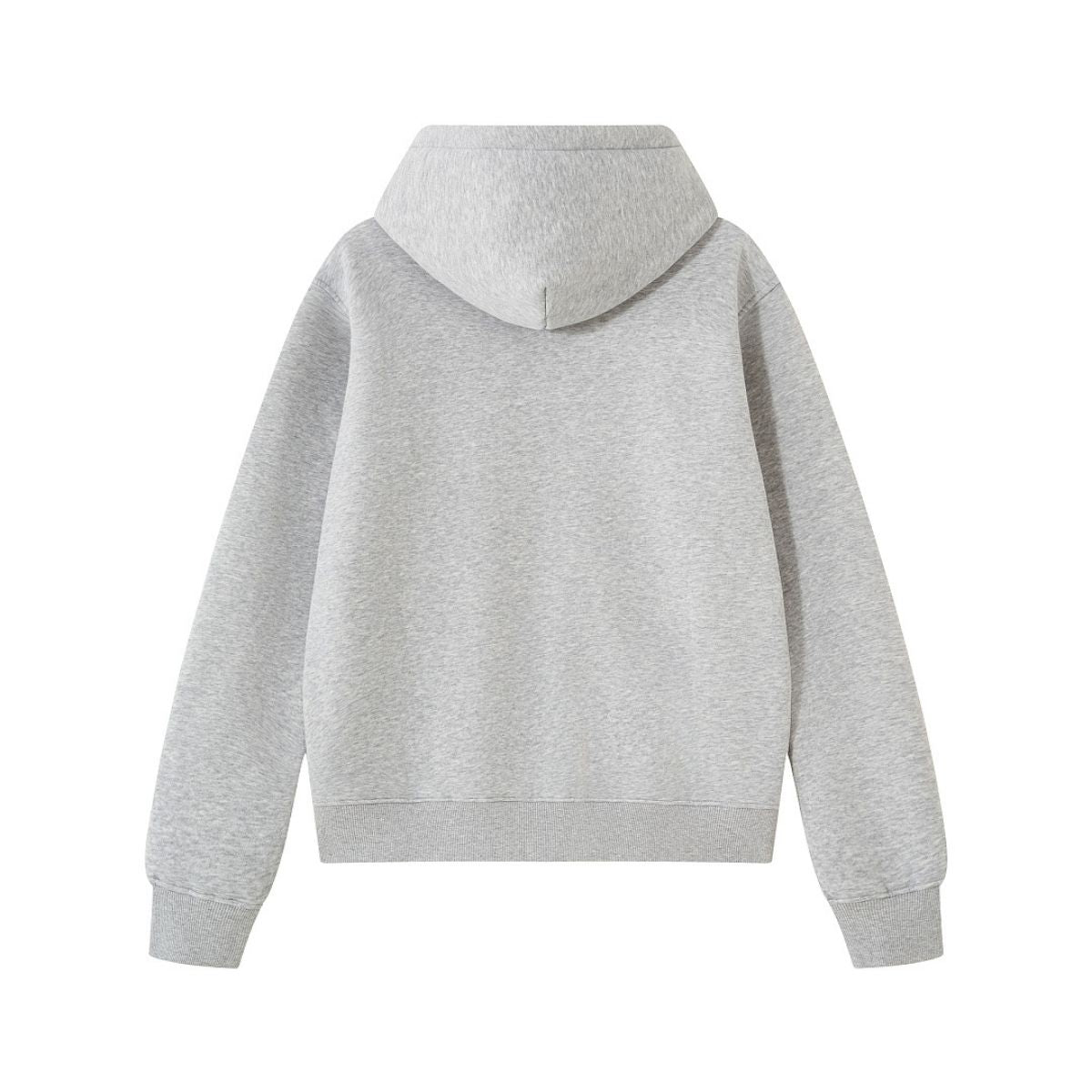 Fleece‑Lined Zip Up Vintage Regular Fit Hoodie