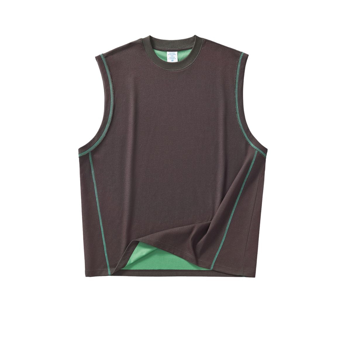 Loose Fit Contrast Muscle Tank 7.8oz