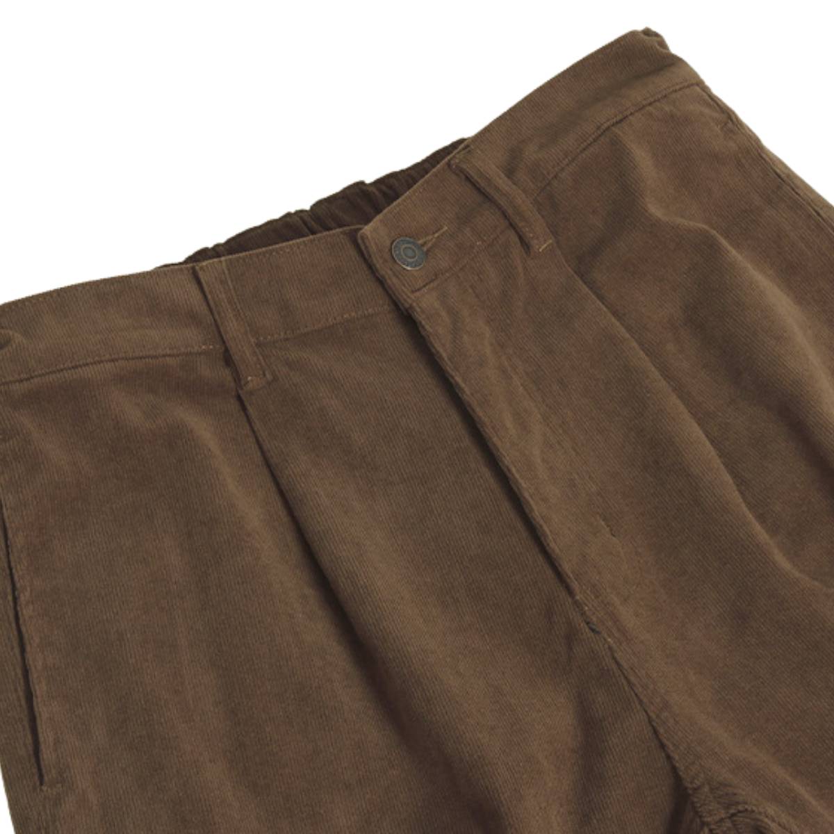 Ins Style Washed Corduroy Striped Relaxed Wide Leg Pants