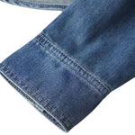 Vestido midi vaquero sin mangas con botones y aberturas en la parte delantera