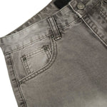 Men's Washed Vintage Curved Denim Loose Wide Leg Street Pants