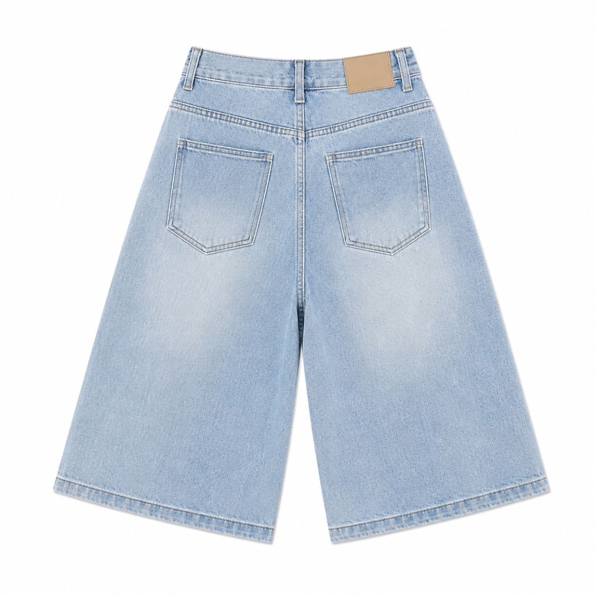 Bermudas con lavado vintage y salpicaduras de tinta