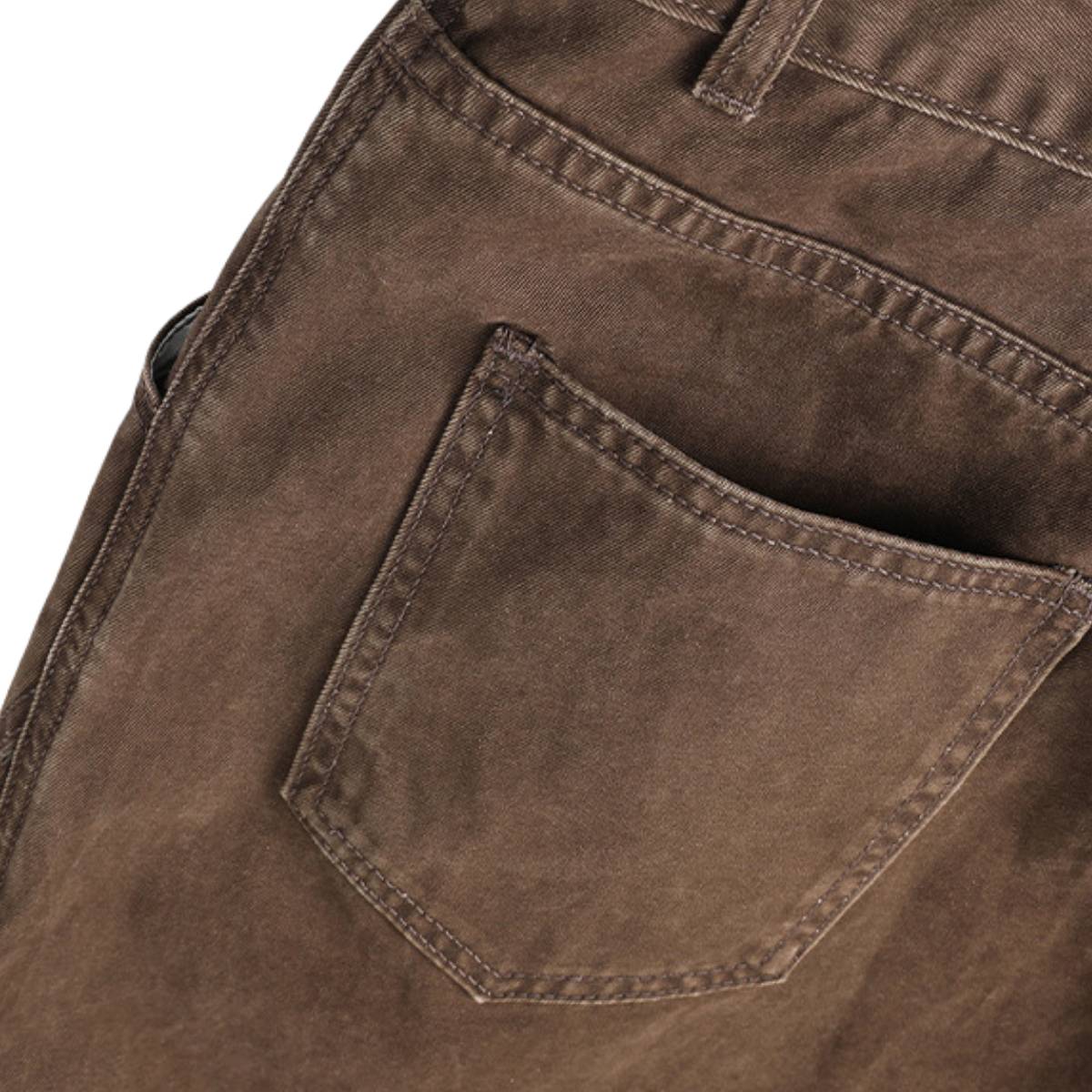 Striped Corduroy Patchwork Relaxed Fit Multi-Pocket Utility Cargo Pants