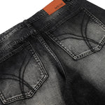 Gradient Cat Whisker Heavy-Wash Baggy Wide-Leg Jeans