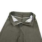 Vintage Washed Curved‑Seam Baggy Wide‑Leg Trousers