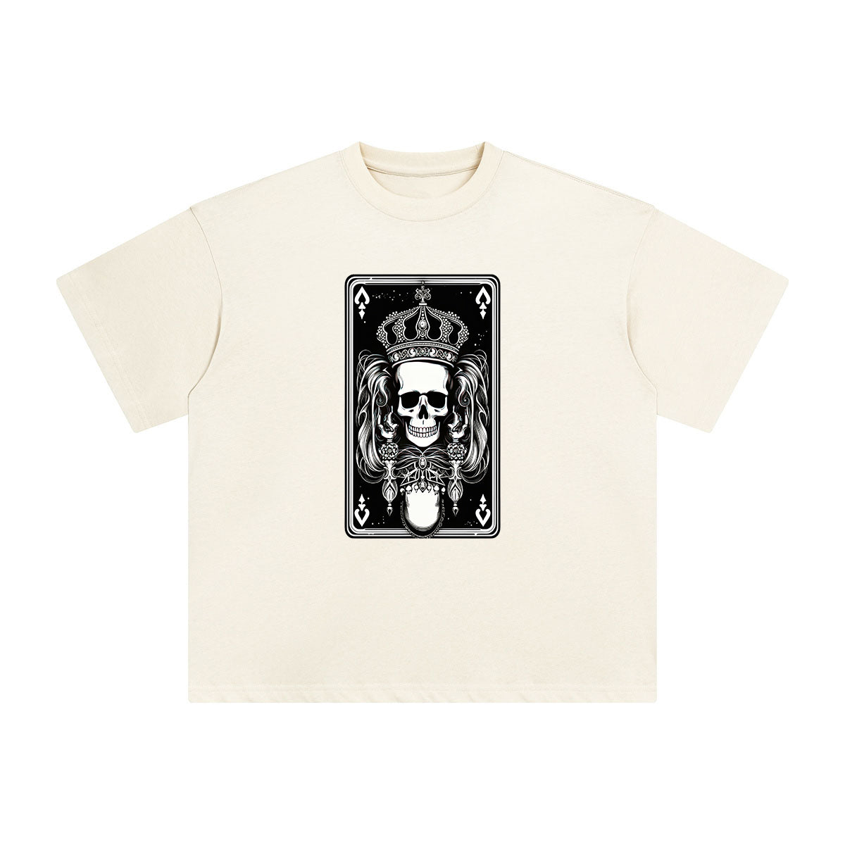 Mystery Skeleton Tarot Card Graphic Tee-INNBLAC Fashion Apparel