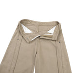 Seam‑Detail Wide‑Leg Twill Pants