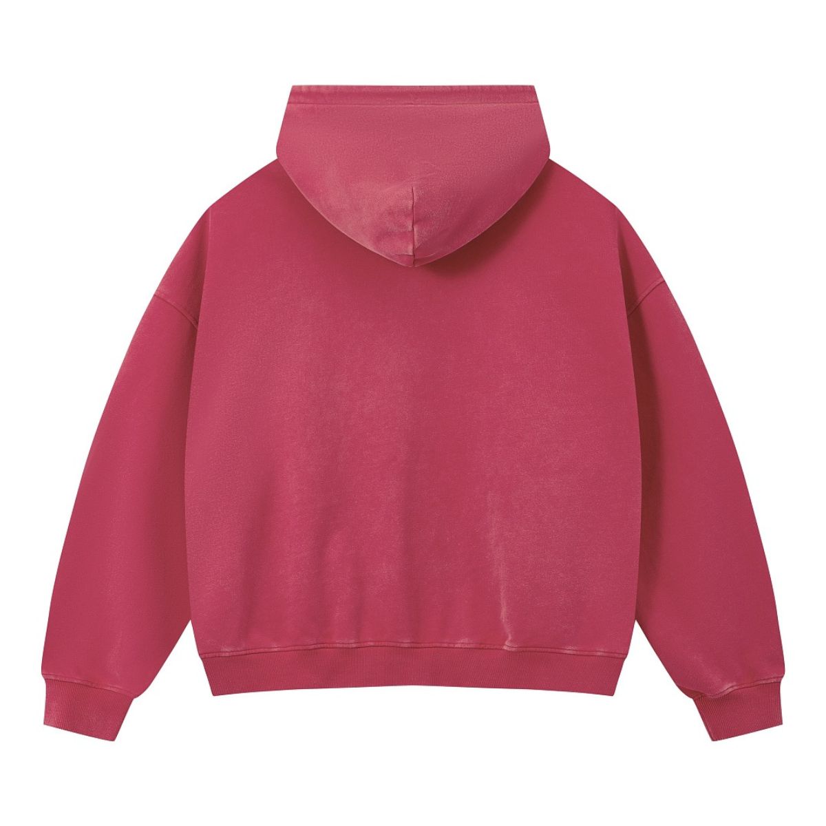 Vintage 370G Brushed Cotton Snow‑Washed Boxy Drop‑Shoulder Hoodie