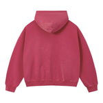 Vintage 370G Brushed Cotton Snow‑Washed Boxy Drop‑Shoulder Hoodie