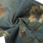 Smoke Rise Wide Leg Floral Print Denim Pants