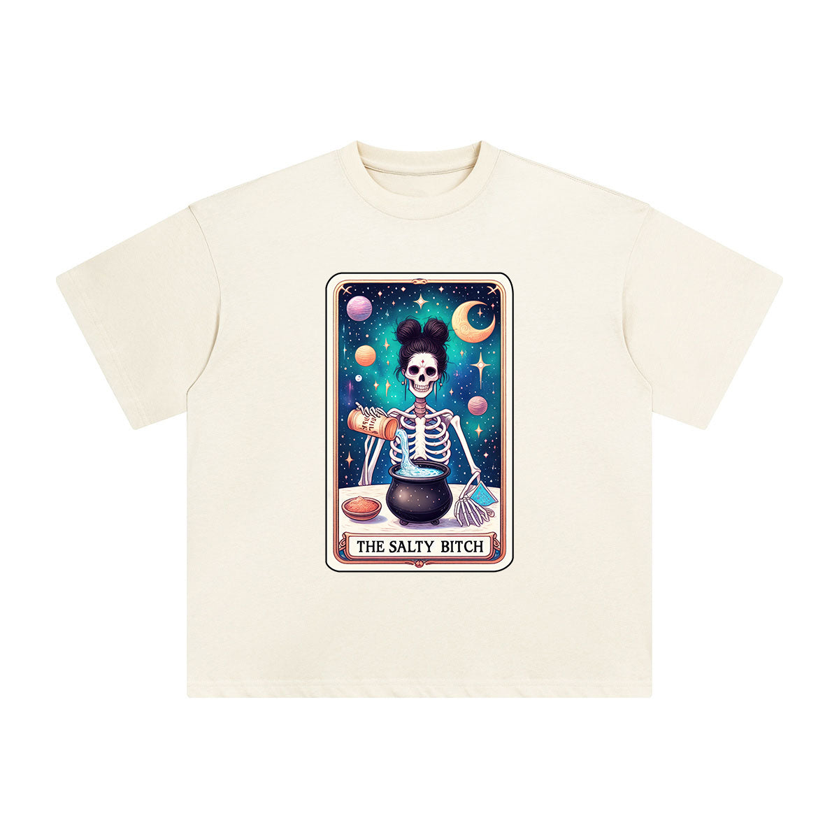 The Salty Bitch Comic Graphic Tee-INNBLAC Fashion Apparel