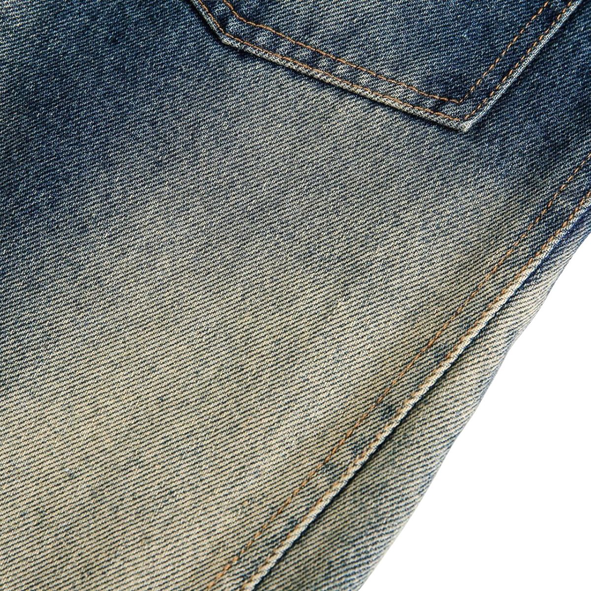 Smoke Rise Ombre Washed Faded Barrel Leg Jeans