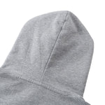 Retro Punk Metal Heat Transfer Patch Rivet Boxy Cut Hooded Sweatshirt