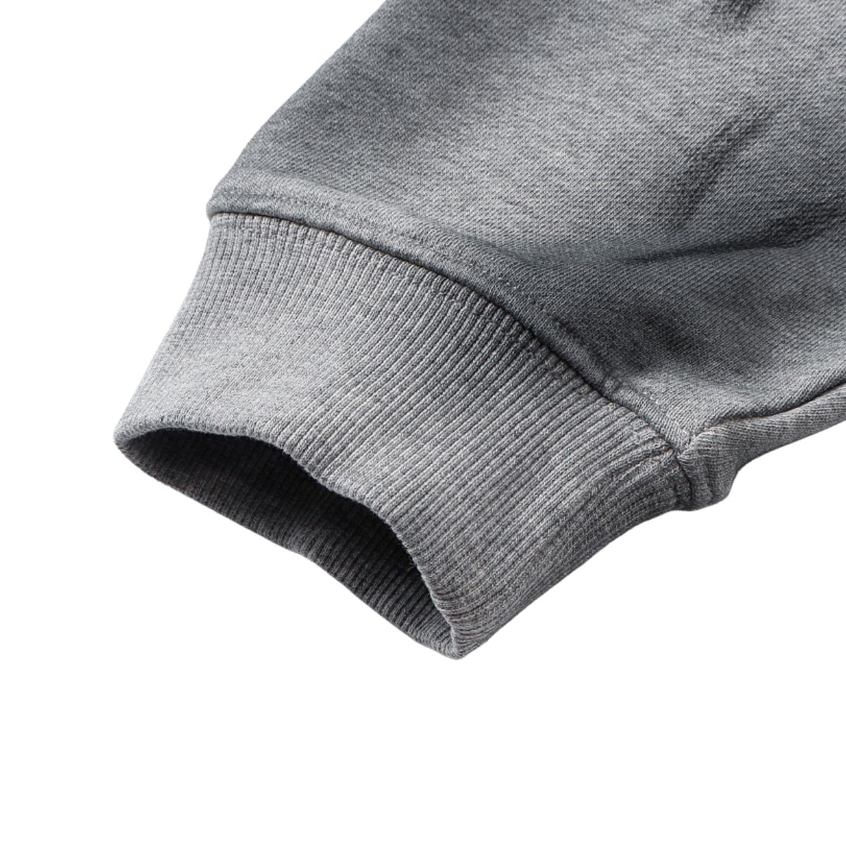 Cotton Terry Washed Distressed Graffiti Drop‑Shoulder Crewneck Sweatshirt