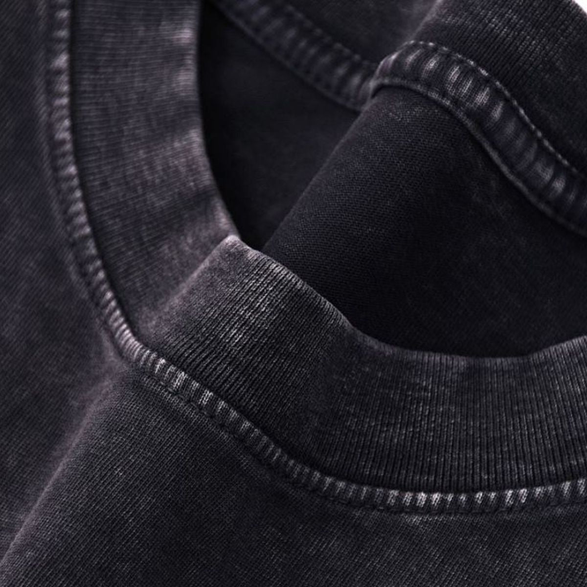 Washed Faded Baggy Cotton Tee 7.5oz