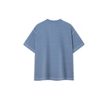 Vintage Waffle Knit Contrast Stitch Oversized T-Shirt