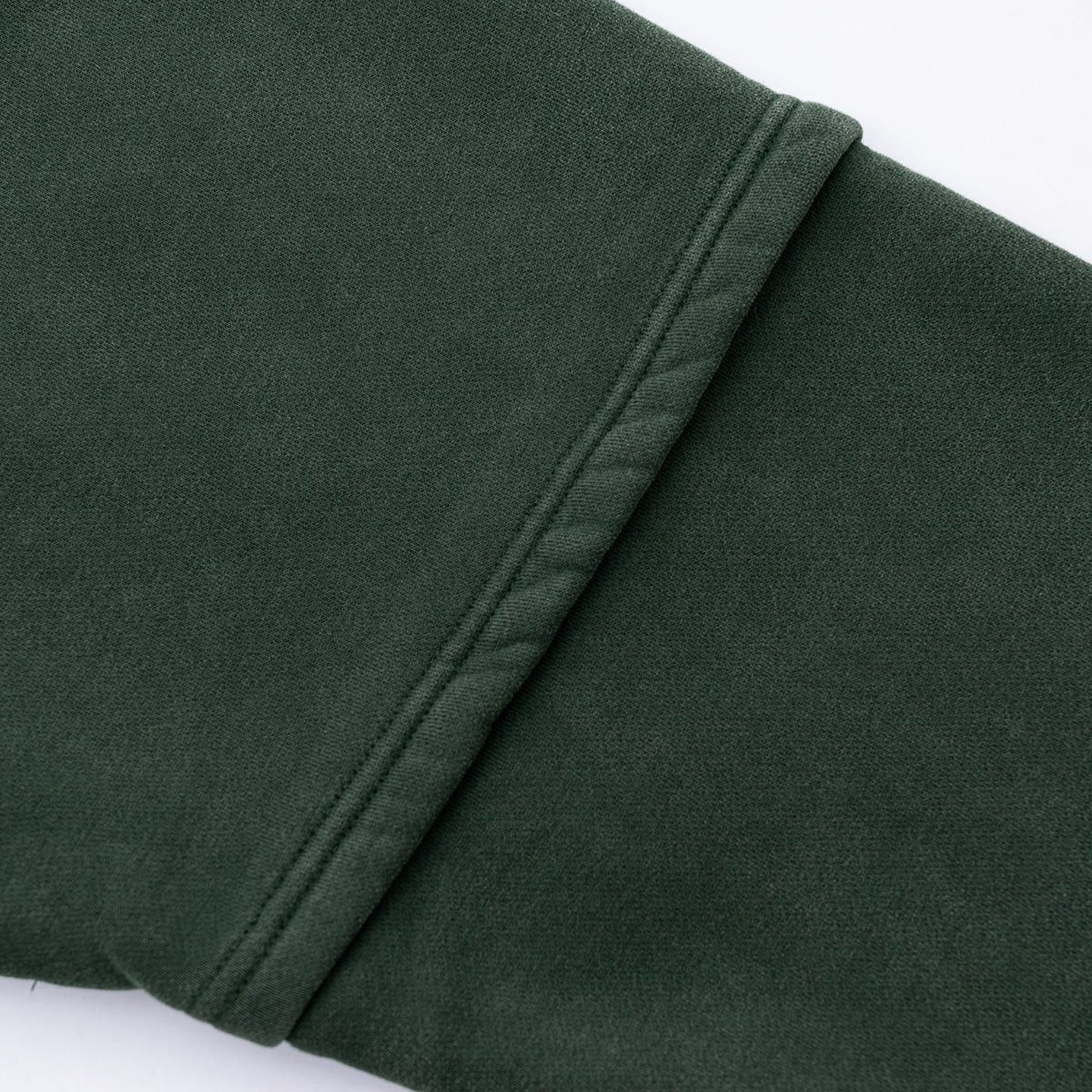 Crew Neck Mock Two-Layer Fleece Sweatshirt