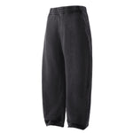 Vintage Wash Distressed Barrel Leg Pants