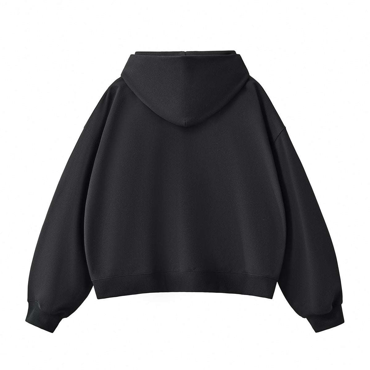 Solid Color Heavyweight Boxy Fit Hoodie