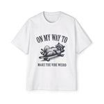 Raccoon On Skateboard Graphic Tee-INNBLAC Fashion Apparel