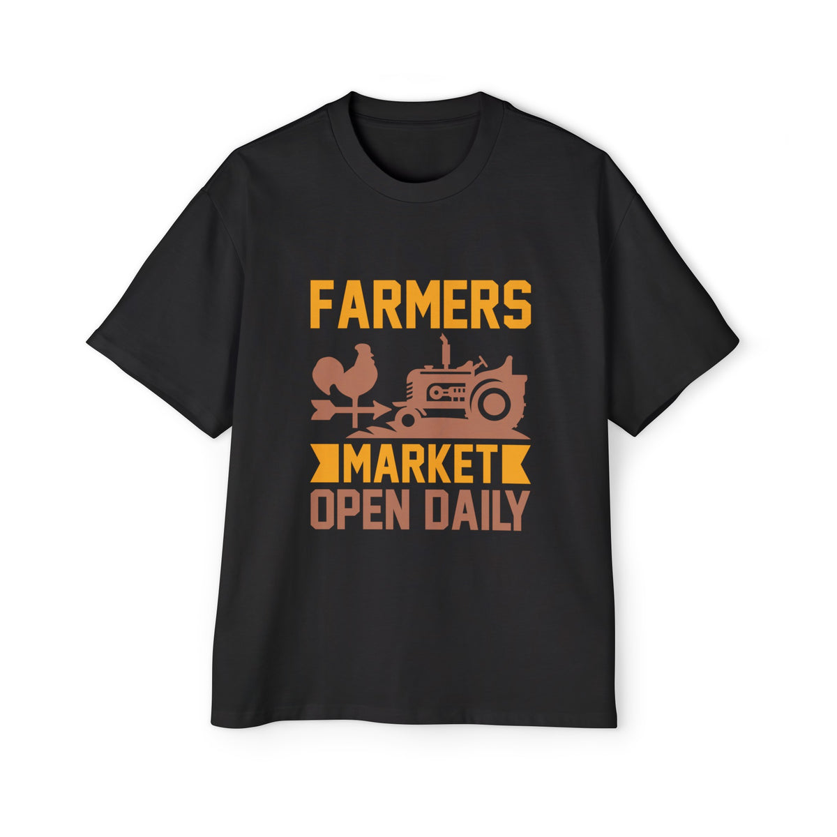 Farmers Market Open Daily Graphic Tee-INNBLAC Fashion Apparel