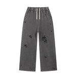 Multi Ripped Distressed Finish Jogger Pants