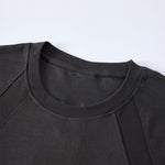 Contrast Stitch Sporty Raglan Sleeve Tee