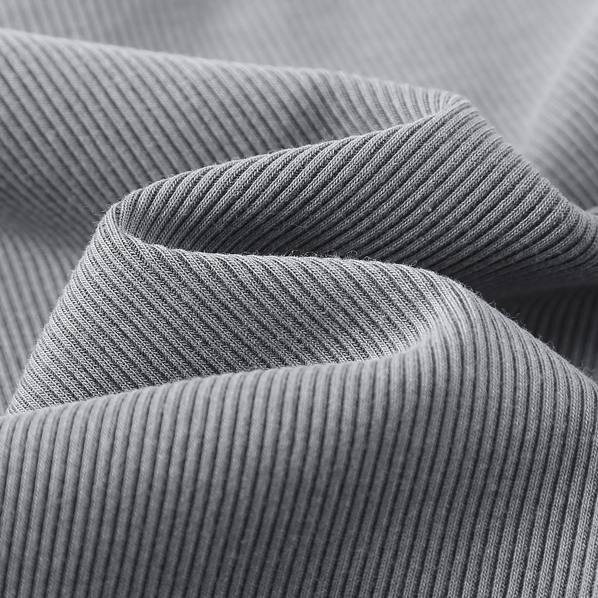 Front Tie Ribbed Knit Shoulder Wrap