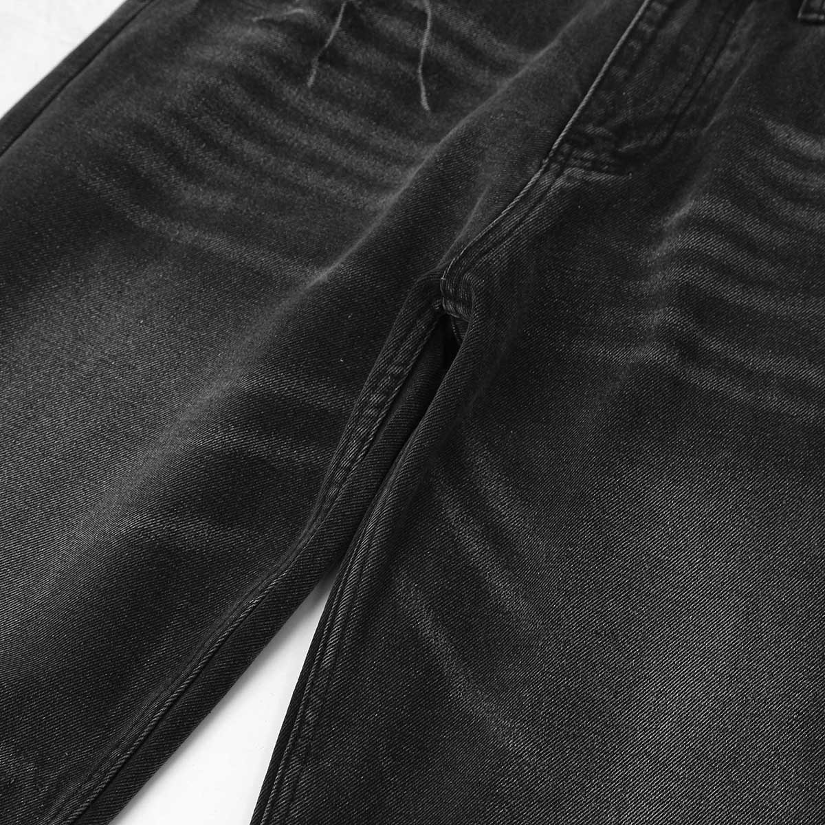 Wrinkle Wash Vintage Loose Jeans