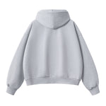 Solid Color Baggy Fleece Hoodie