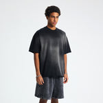 Heavyweight Raw Edge Washed Tee 9oz