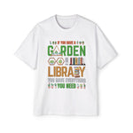 Funny Gardening And Reading Graphic Tee-INNBLAC Fashion Apparel