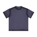 Vintage Washed Oversized Colorblock Tee