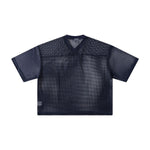 Retro Mesh Cropped Football Jersey Number 18