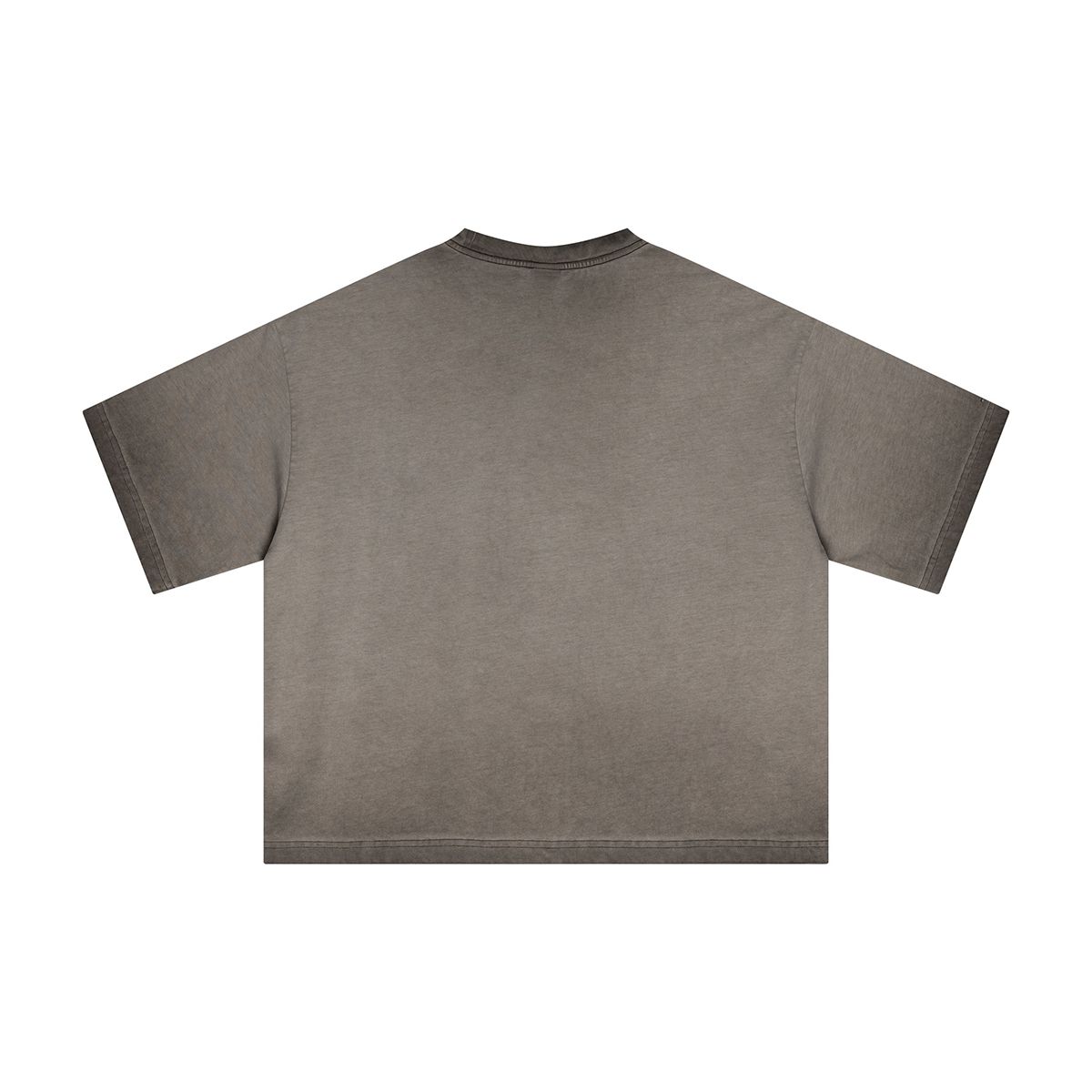 Reverse Fry Washed Vintage Casual Cotton Tee