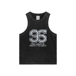 Washed Distressed Graphic Crop Tank-INNBLAC Fashion Apparel