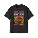 Fish Quote Graphic Tee-INNBLAC Fashion Apparel