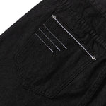 Minimalist Wide Leg Black Jeans