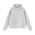 Cotton Structured French Terry Boxy Hoodie